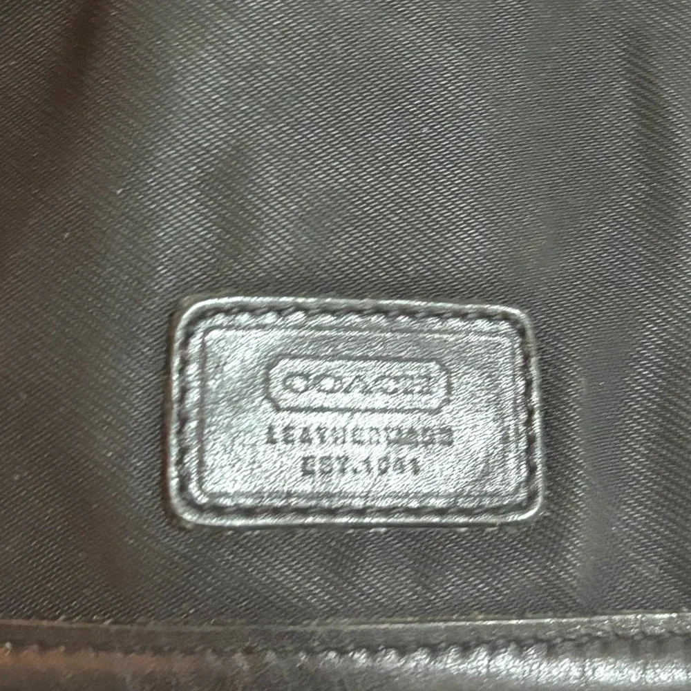 Coach vintage black nlyon unisex Messenger Bag